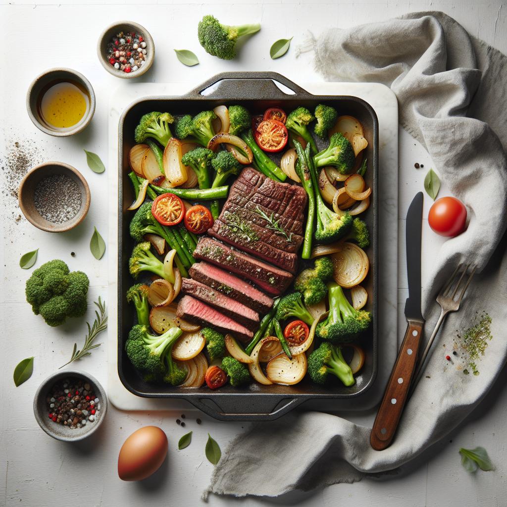 Sheet Pan Steak & Broccoli: Quick, Flavorful Beef Dinner
