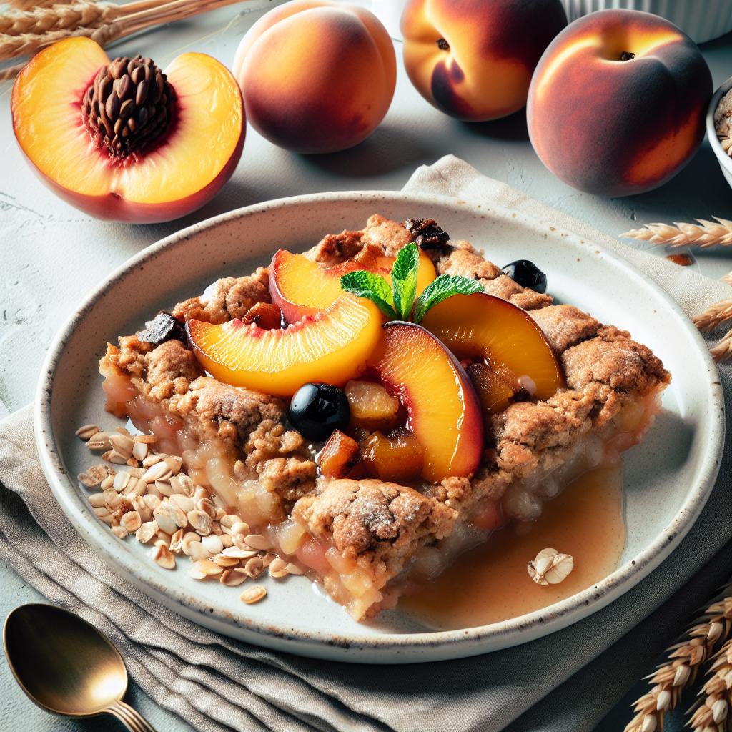 Whip Up This Quick Whole Wheat Peach Cobbler Delight!