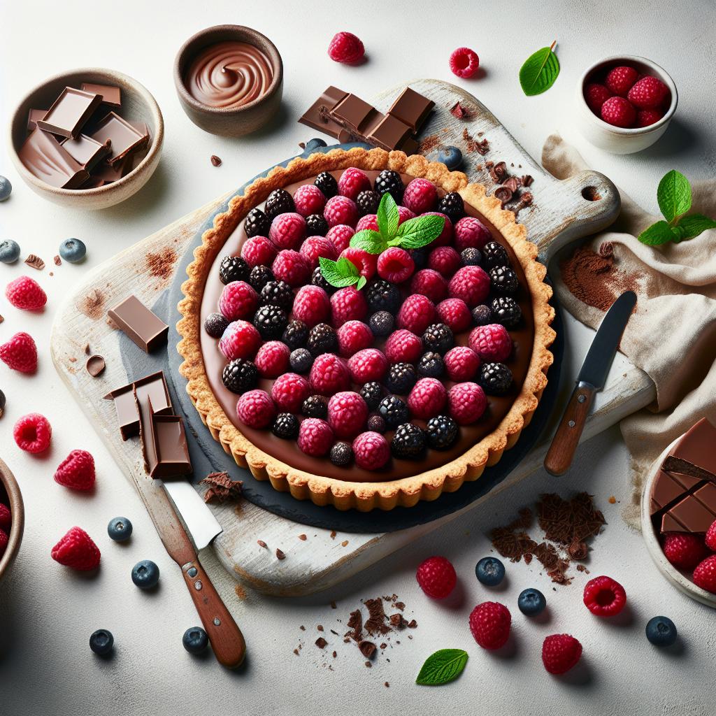Decadent Quick Chocolate Raspberry Tart: A Sweet Delight