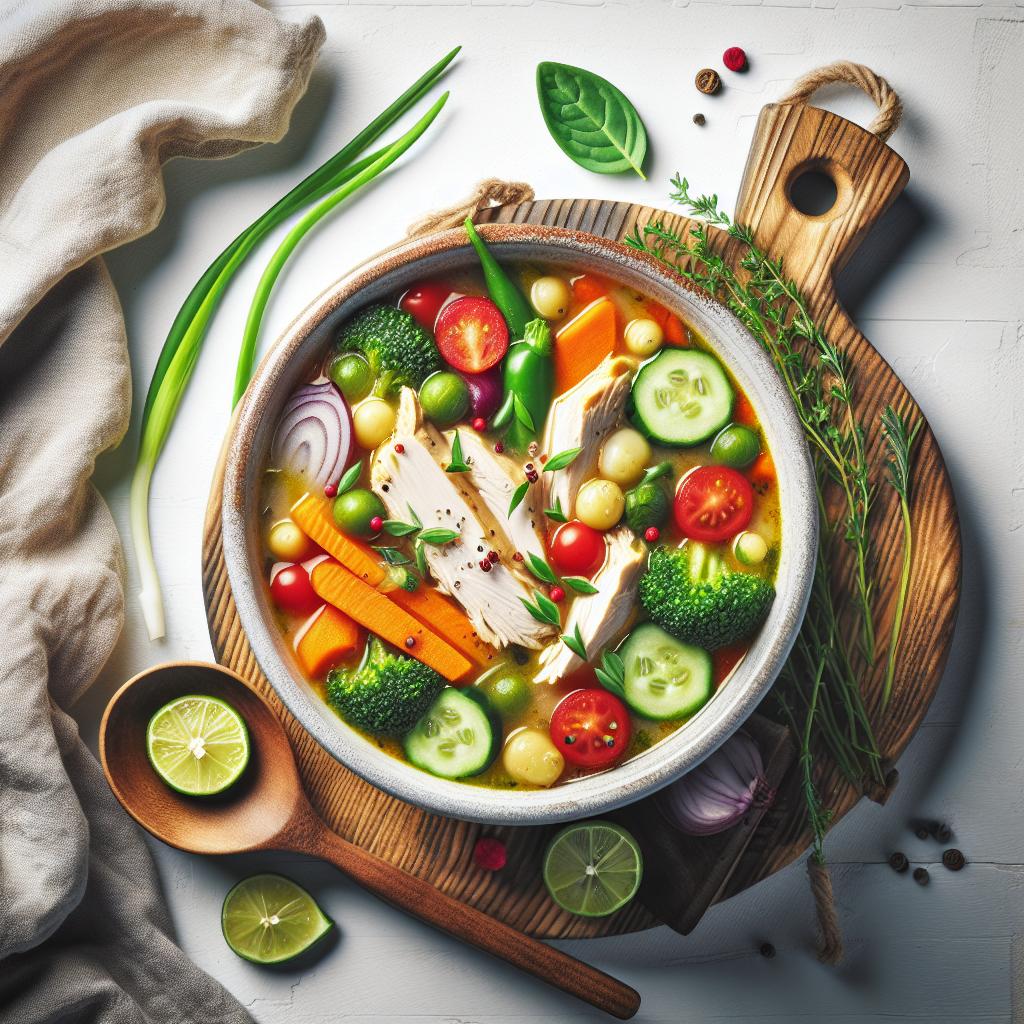 Warm Up with Cozy Slow Cooker Chicken and Veggie Soup