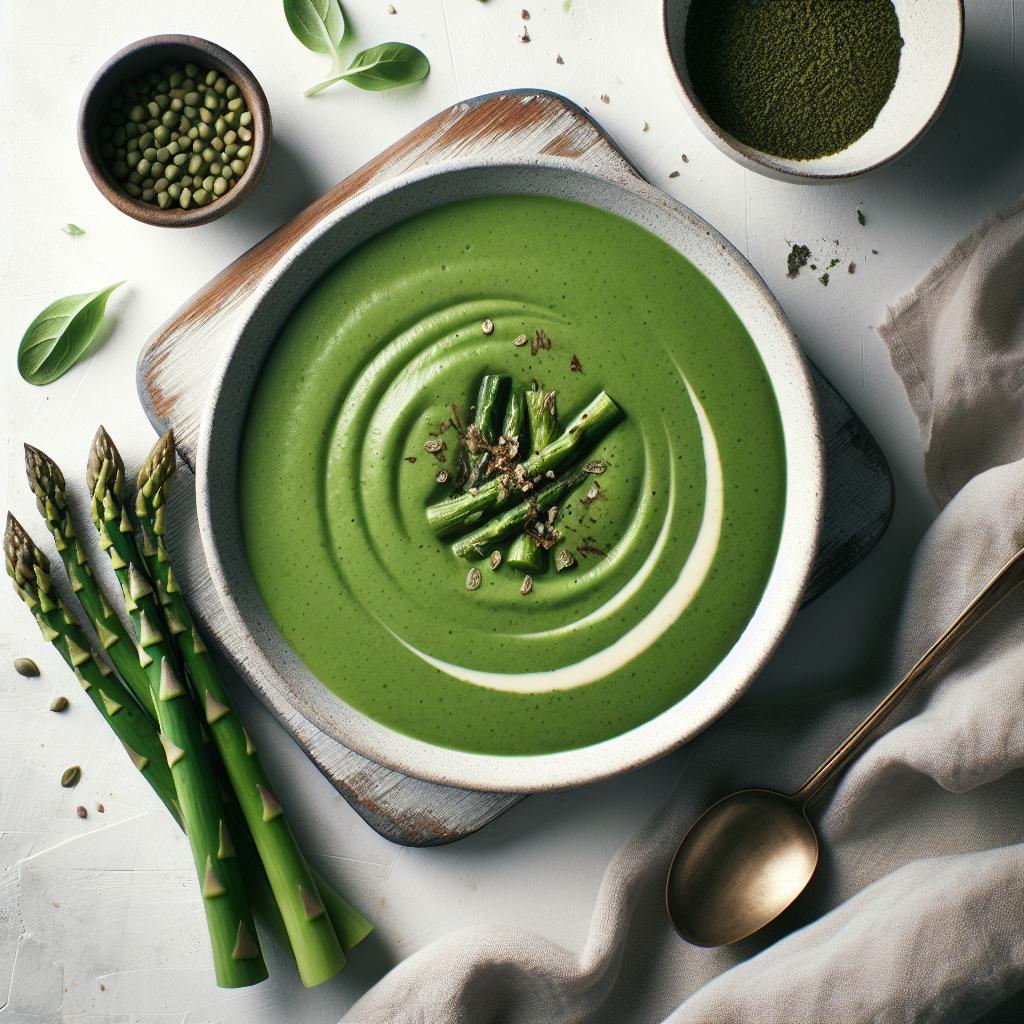 Velvety Green Bliss: The Ultimate Cozy Creamy Asparagus Soup