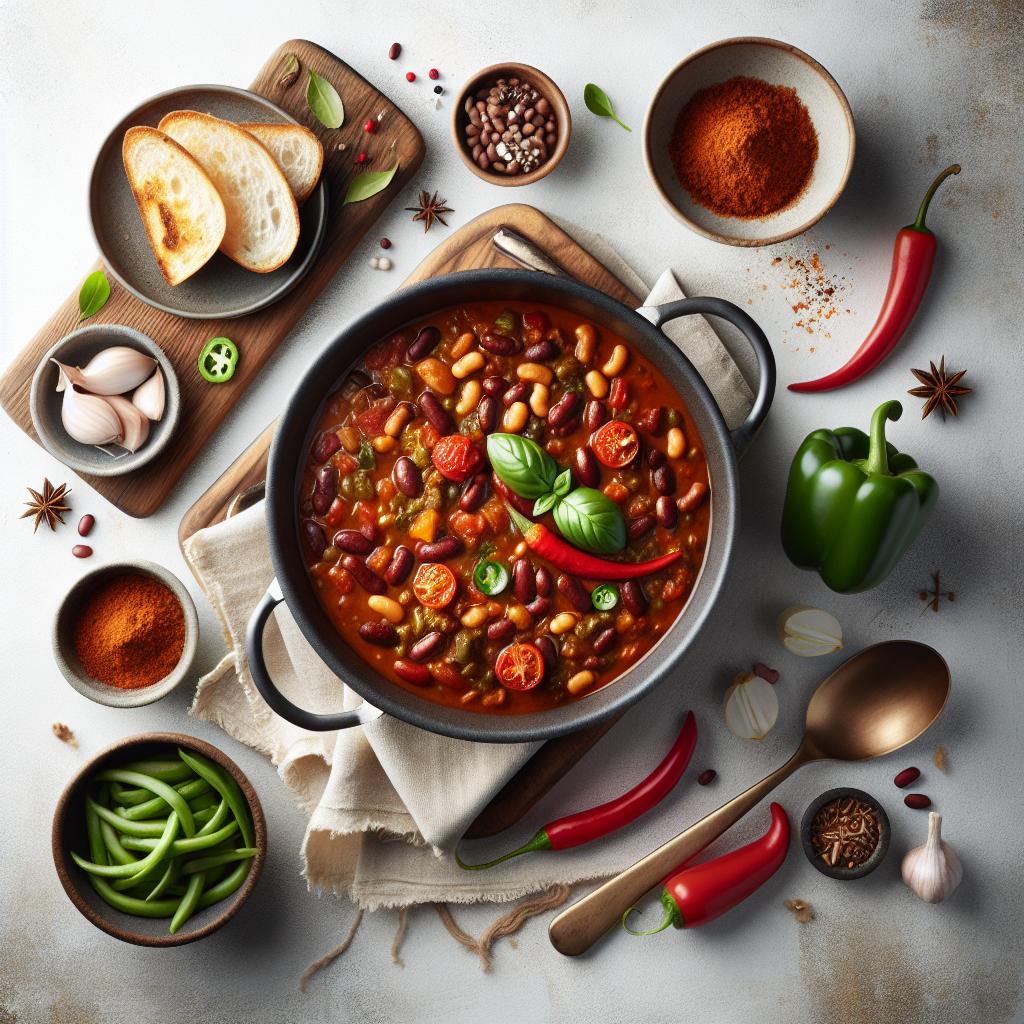 Hearty One-Pot Three-Bean Chili: Easy, Flavor-Packed Recipe