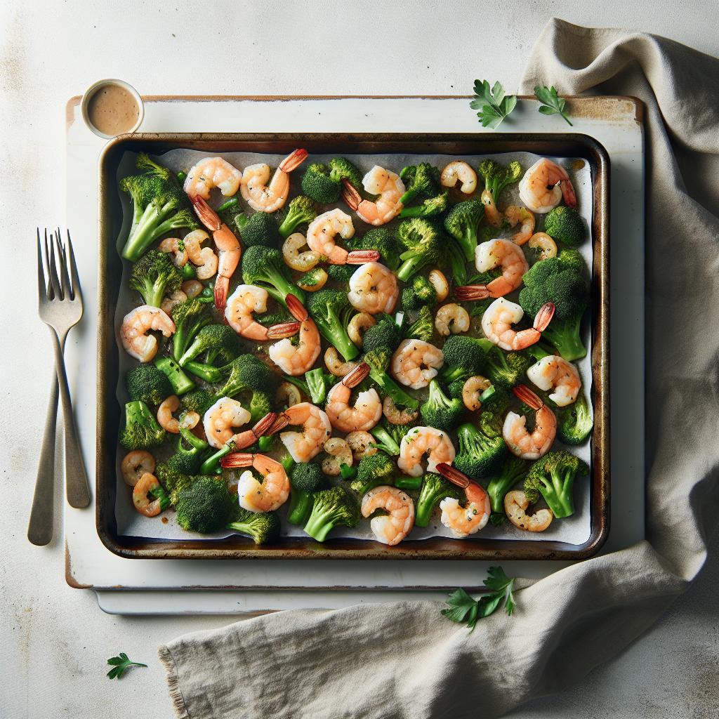 Effortless Sheet Pan Shrimp & Broccoli: Fast Healthy Feast