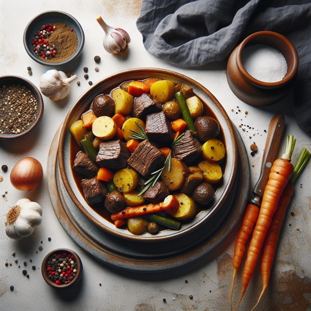 Hearty Savory Beef Stew with Rustic Root Vegetables Guide