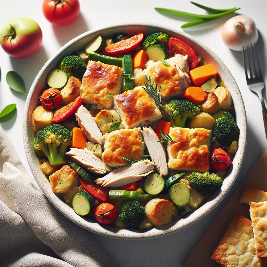 Whip Up a Speedy Chicken & Veggie Cobbler Tonight!