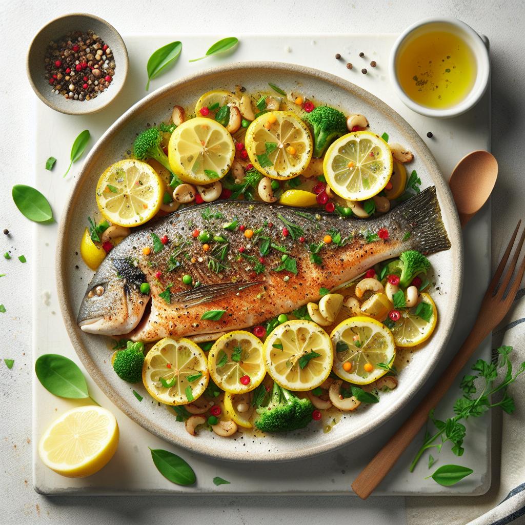 Zesty Mediterranean Lemon-Herb Fish: A Fresh Flavor Journey
