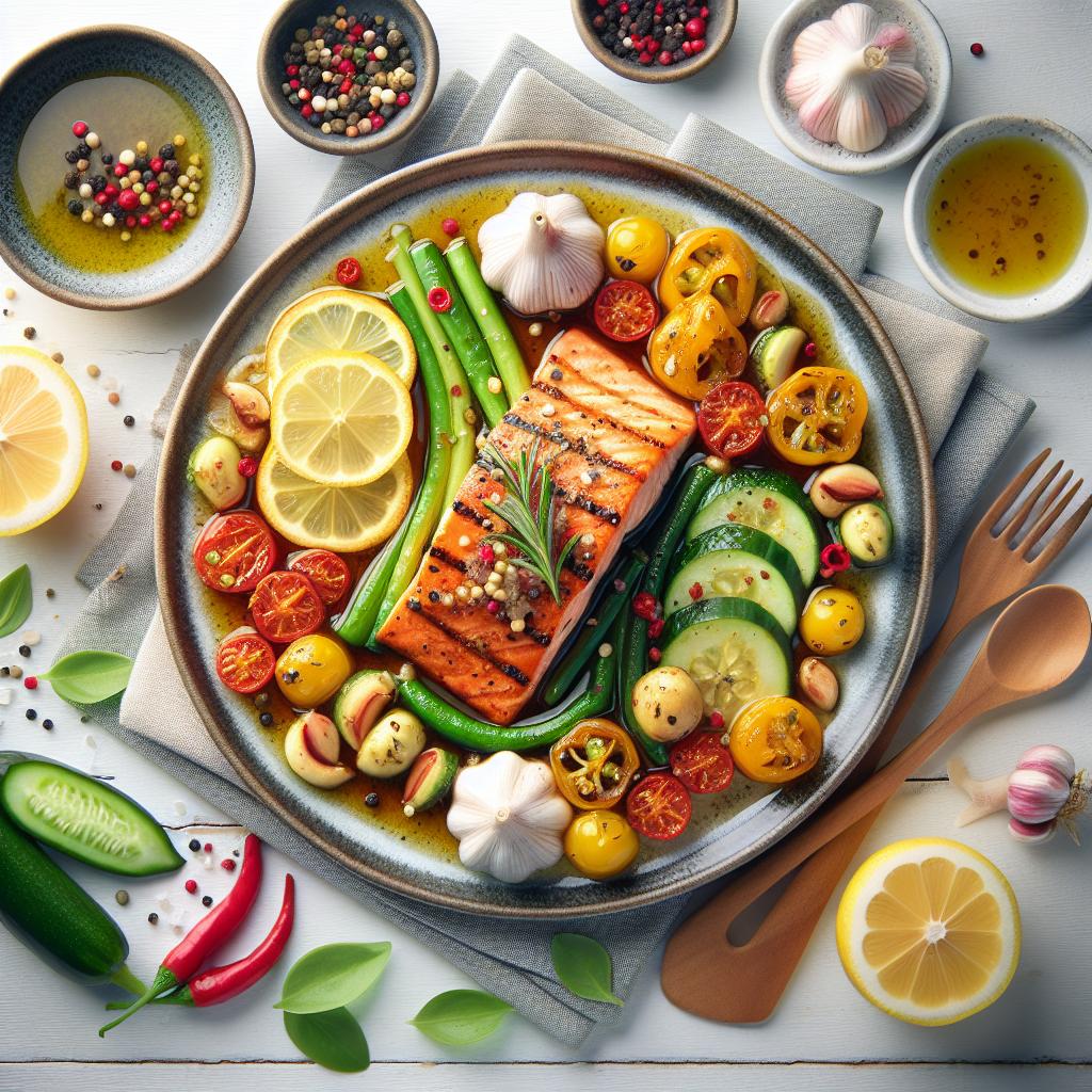 Fiery Honey Garlic Salmon: A Sweet and Spicy Delight