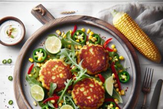 Zesty Pickled Jalapeño & Corn Fritters: A Flavorful Crunch