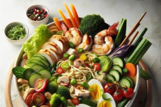 Cozy Up with Creamy Chicken and Veggie Noodle Soup Delight