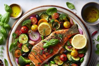Zesty Mediterranean Lemon-Herb Fish: A Fresh Flavor Journey
