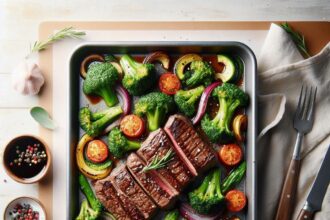 Sheet Pan Steak & Broccoli: Quick, Flavorful Beef Dinner