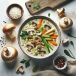 Savor Comfort: Creamy Mushroom and Rice Soup Recipe Delight