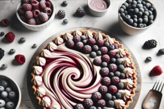 Decadent Triple Berry Cream Cheese Swirl Pie Recipe Guide