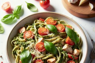 One-Pot Creamy Pesto Pasta: Effortless Flavor in Minutes
