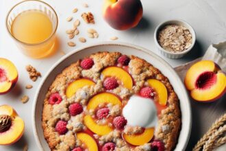 Whip Up This Quick Whole Wheat Peach Cobbler Delight!