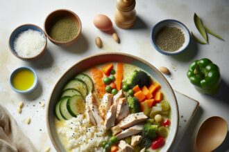 Warm Up with This Cozy Creamy Chicken and Rice Soup Delight