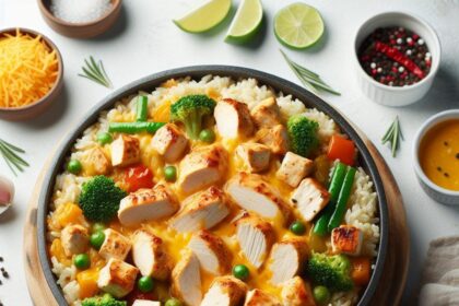 Cheesy Chicken & Rice: One-Pot Comfort Made Easy