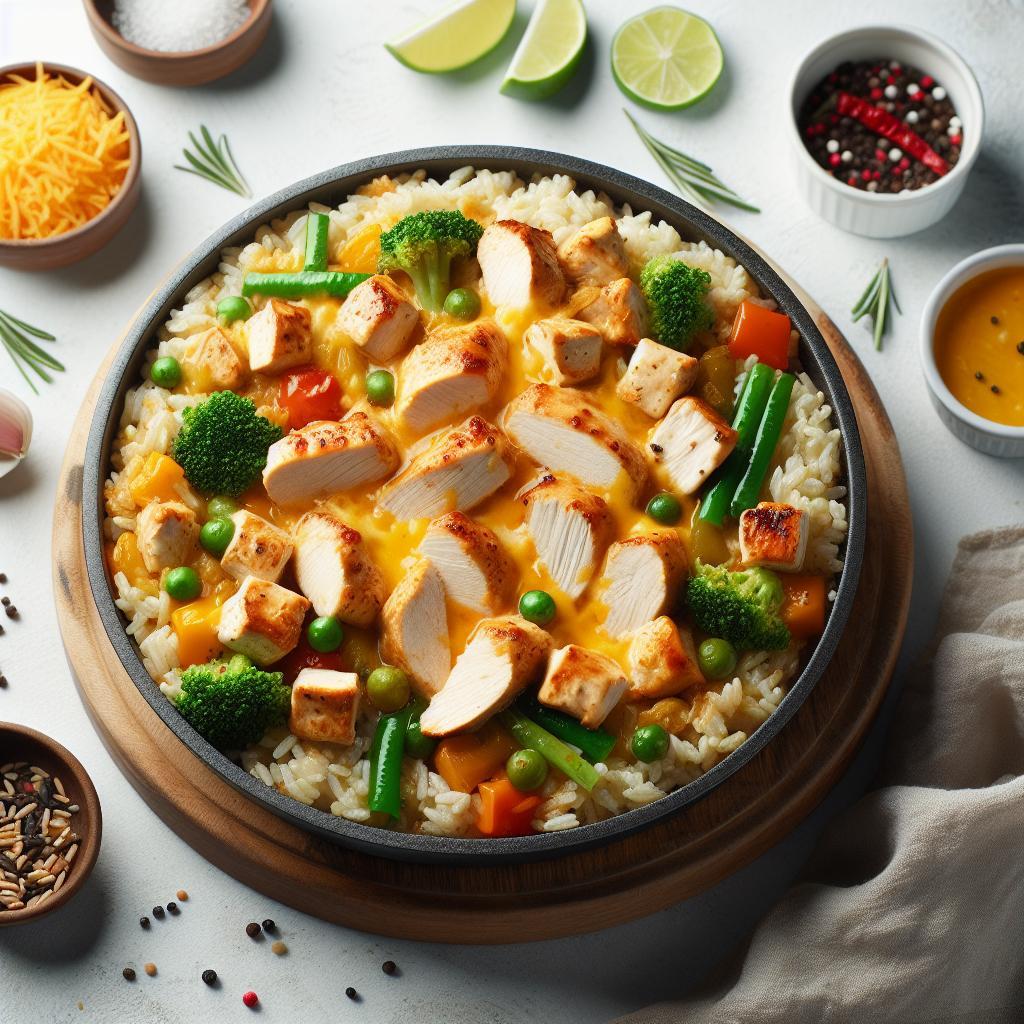 Cheesy Chicken & Rice: One-Pot Comfort Made Easy