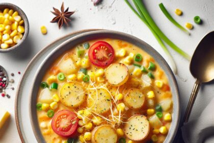 Comfort in a Bowl: Quick Cheesy Potato & Corn Chowder