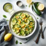 Zesty One-Pot Courgette & Lemon Risotto Recipe (No Wine)