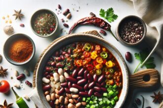 Hearty & Cozy Three-Bean Chili: A Vegetarian Delight
