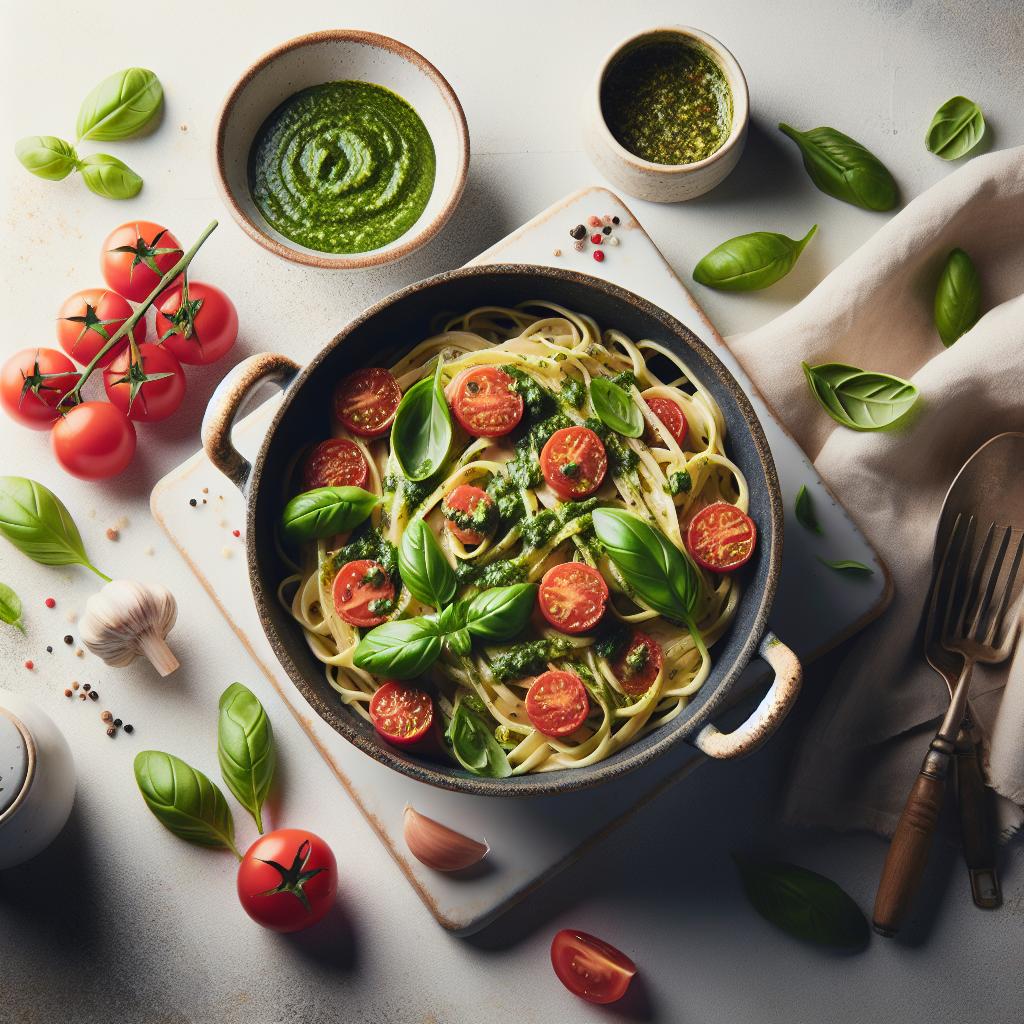 One-Pot Creamy Pesto Pasta: Effortless Flavor in Minutes