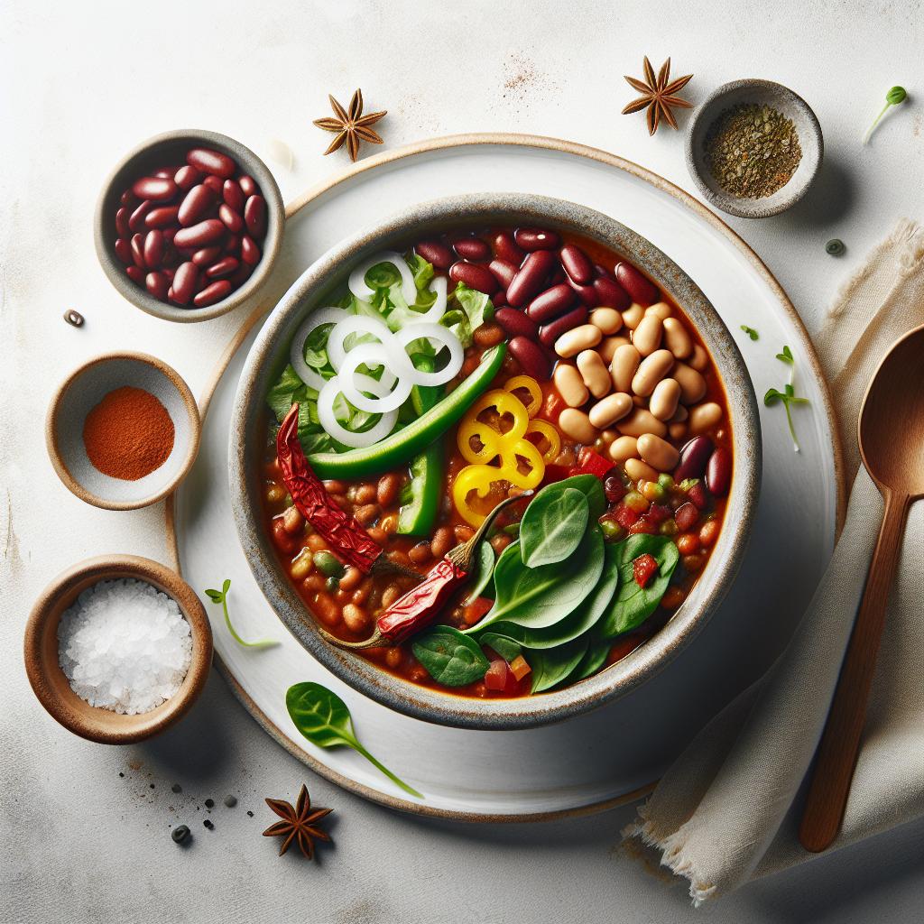 Hearty & Cozy Three-Bean Chili: A Vegetarian Delight