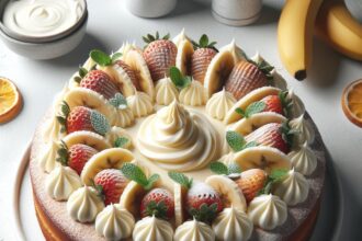 Irresistible Sweet Banana Cake with Cream Cheese Frosting Delight