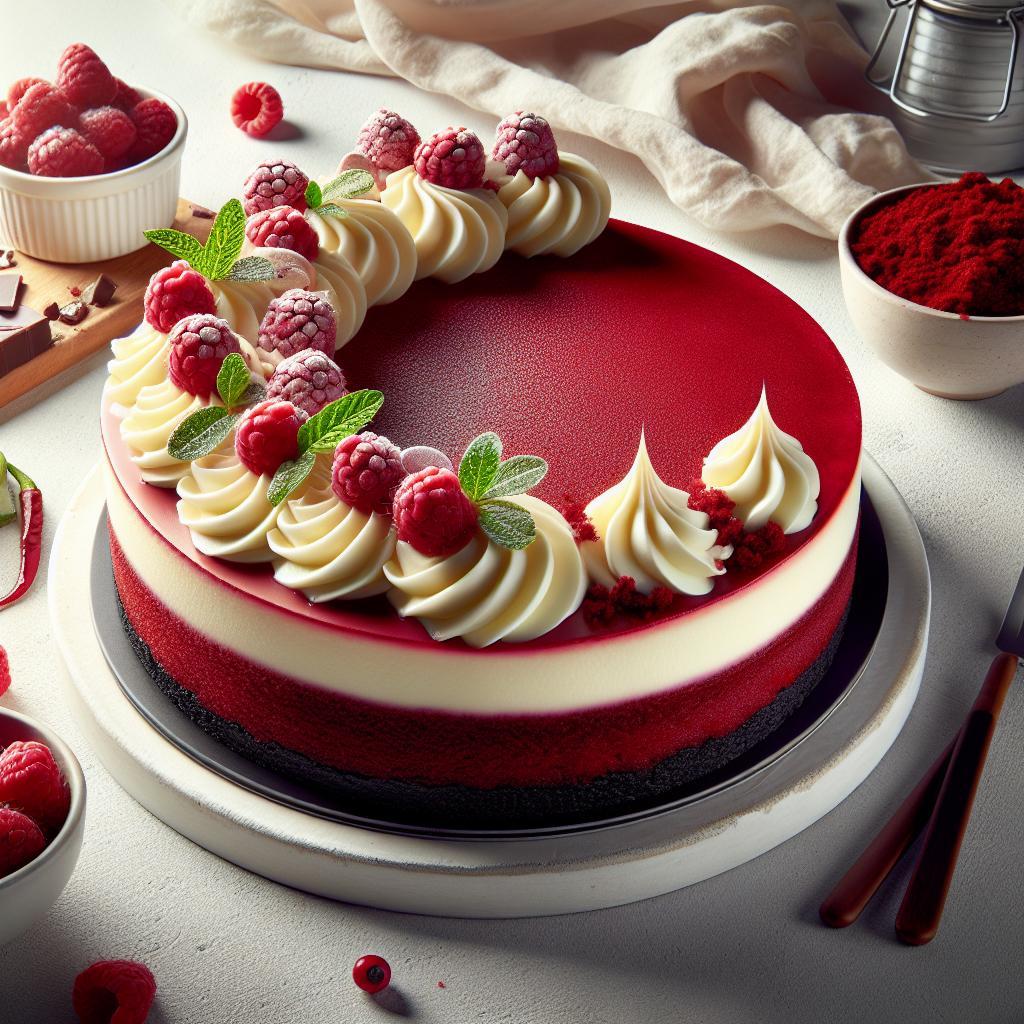 Decadent Red Velvet Cheesecake: A Rich, Creamy Delight