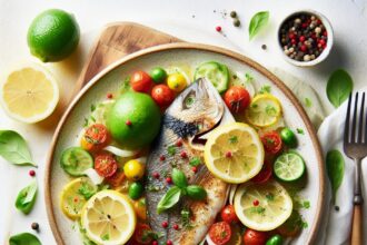 Zesty Mediterranean Lemon-Herb Fish: A Fresh Coastal Delight
