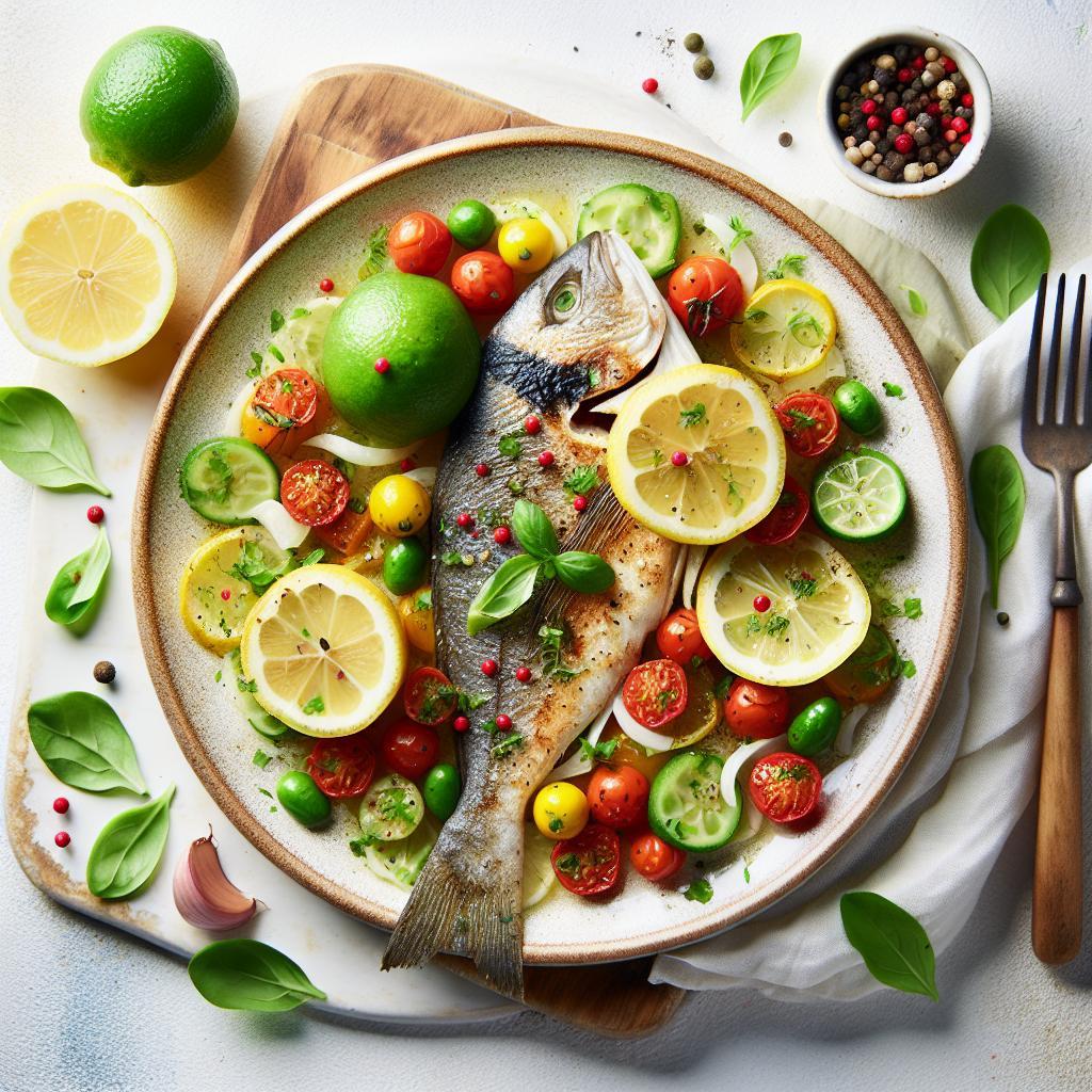 Zesty Mediterranean Lemon-Herb Fish: A Fresh Coastal Delight