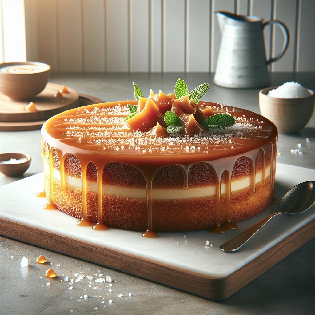 Indulge in Decadent Salted Caramel Cake: A Sweet Sensation