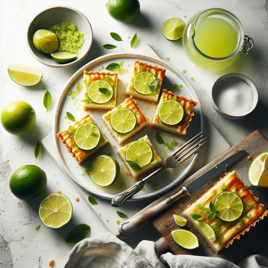 Zesty Bliss: Easy Key Lime Pie Squares Recipe Unveiled