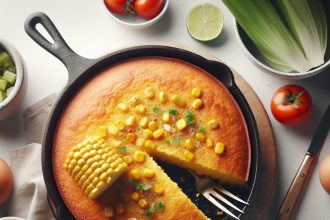 Golden Goodness: Easy Homestyle Skillet Cornbread Recipe