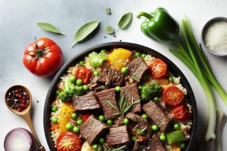 One-Pan Wonder: Easy Skillet Beef and Rice Casserole Recipe