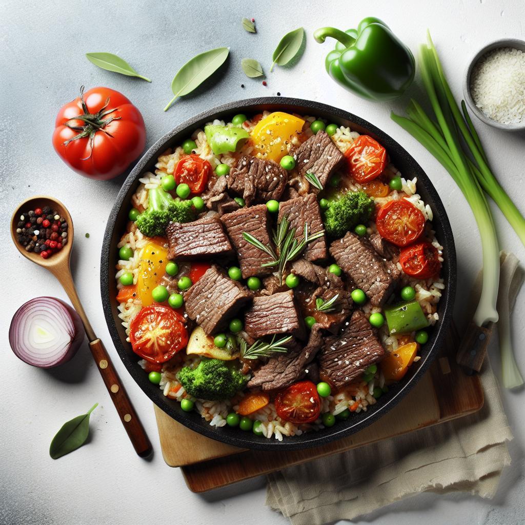 One-Pan Wonder: Easy Skillet Beef and Rice Casserole Recipe