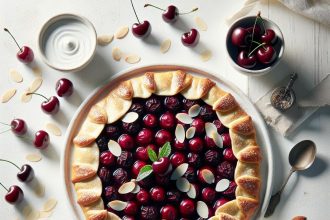 Elegant Cherry Almond Galette: A Timeless Dessert Delight