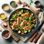One-Pan Wonder: Easy Skillet Chicken and Broccoli Feast