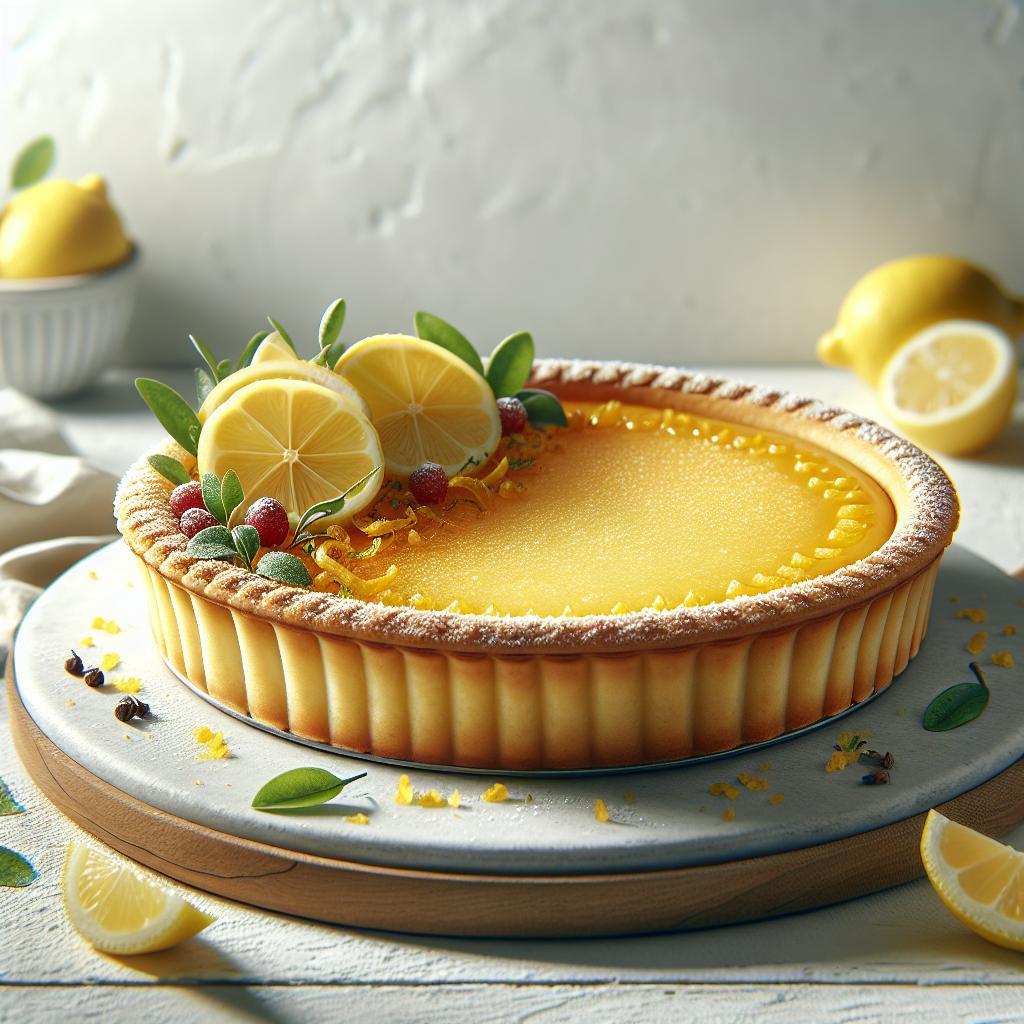 Zesty Delight: The Simple Lemon Chess Pie Recipe Revealed