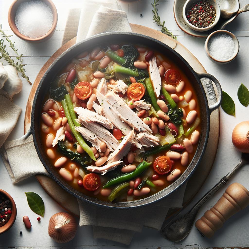 One-Pot Wonder: Easy Skillet Turkey & Bean Soup Recipe
