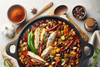 One-Pot Wonder: Easy Skillet Turkey & Bean Chili Recipe