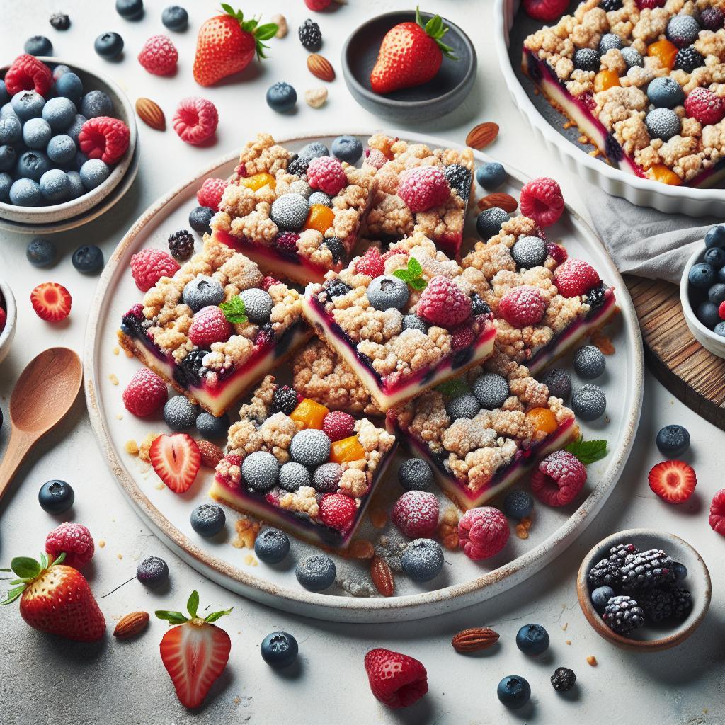 Berry Bliss: Healthy Streusel Bars for Guilt-Free Treats