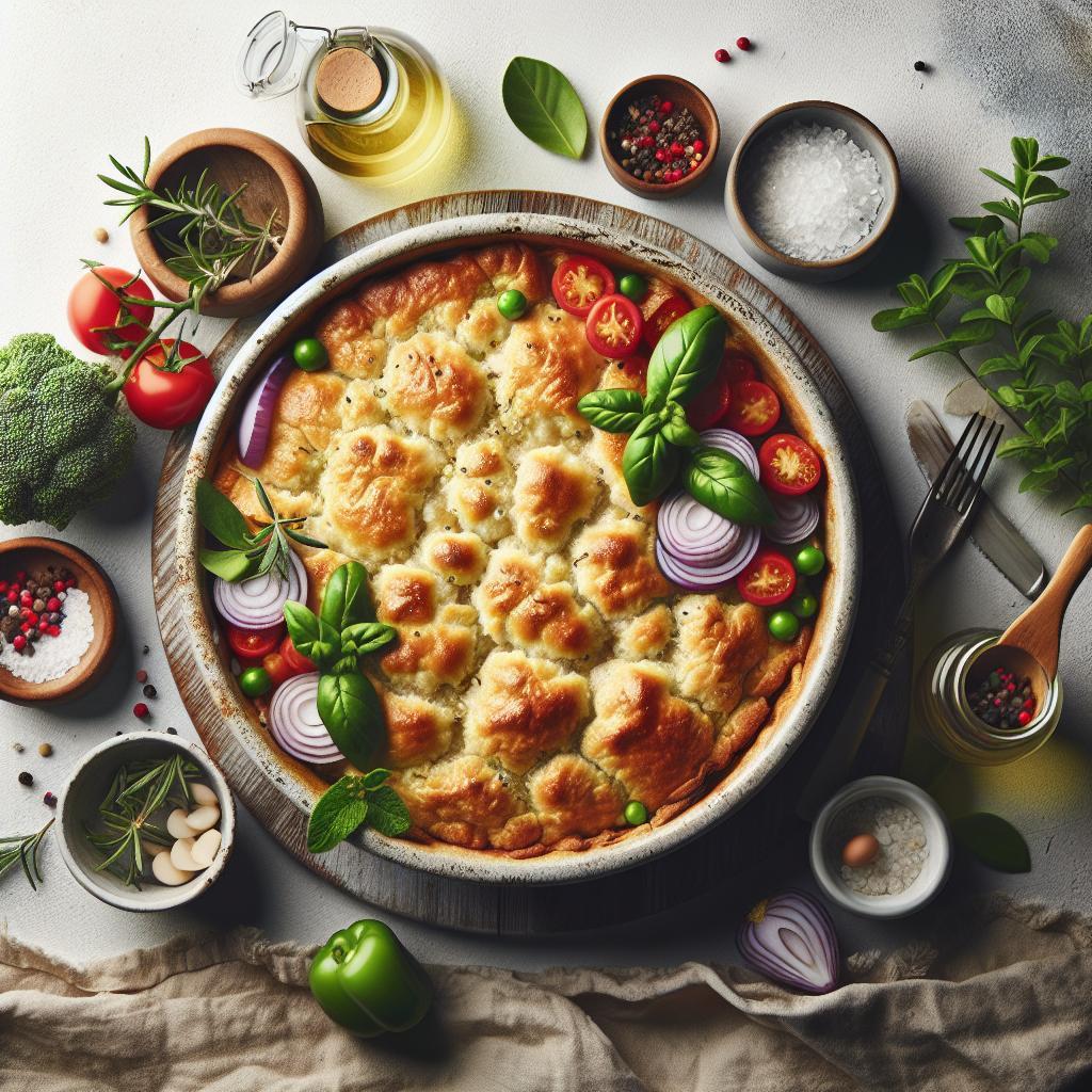 Homestyle Savory Chicken Cobbler: Comfort in Every Bite