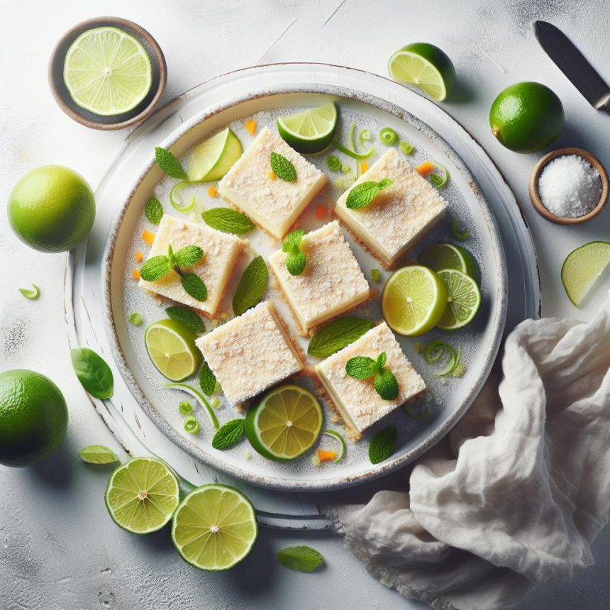 Zesty Bliss: How to Make Simple Key Lime Pie Squares