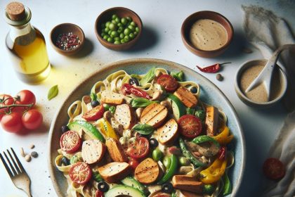 Creamy Vegan Skillet Chicken Alfredo: A Delicious Twist