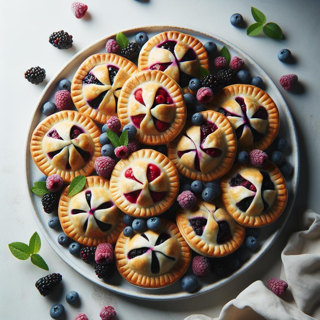 Delight in Elegant Mixed Berry Hand Pies: A Sweet Treat