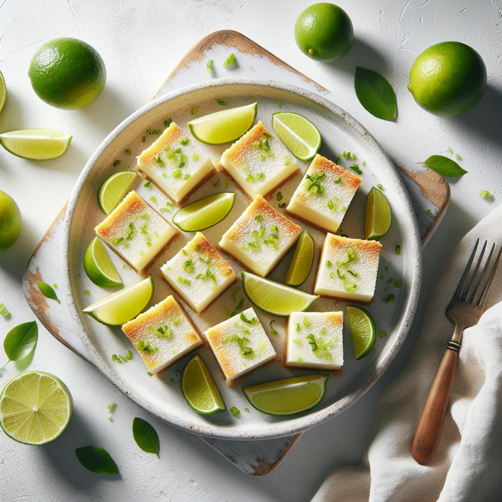 Zesty Bliss: How to Make Simple Key Lime Pie Squares