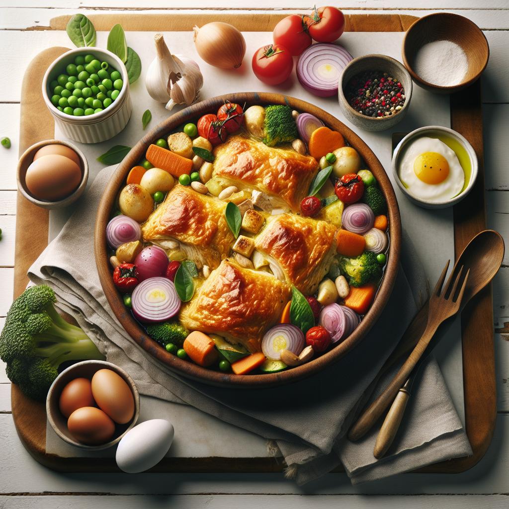 Homestyle Savory Chicken Cobbler: Comfort in Every Bite