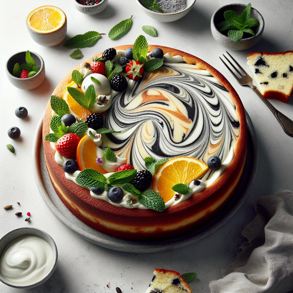 Swirl into Delight: Quick Marble Cake Recipe Unveiled