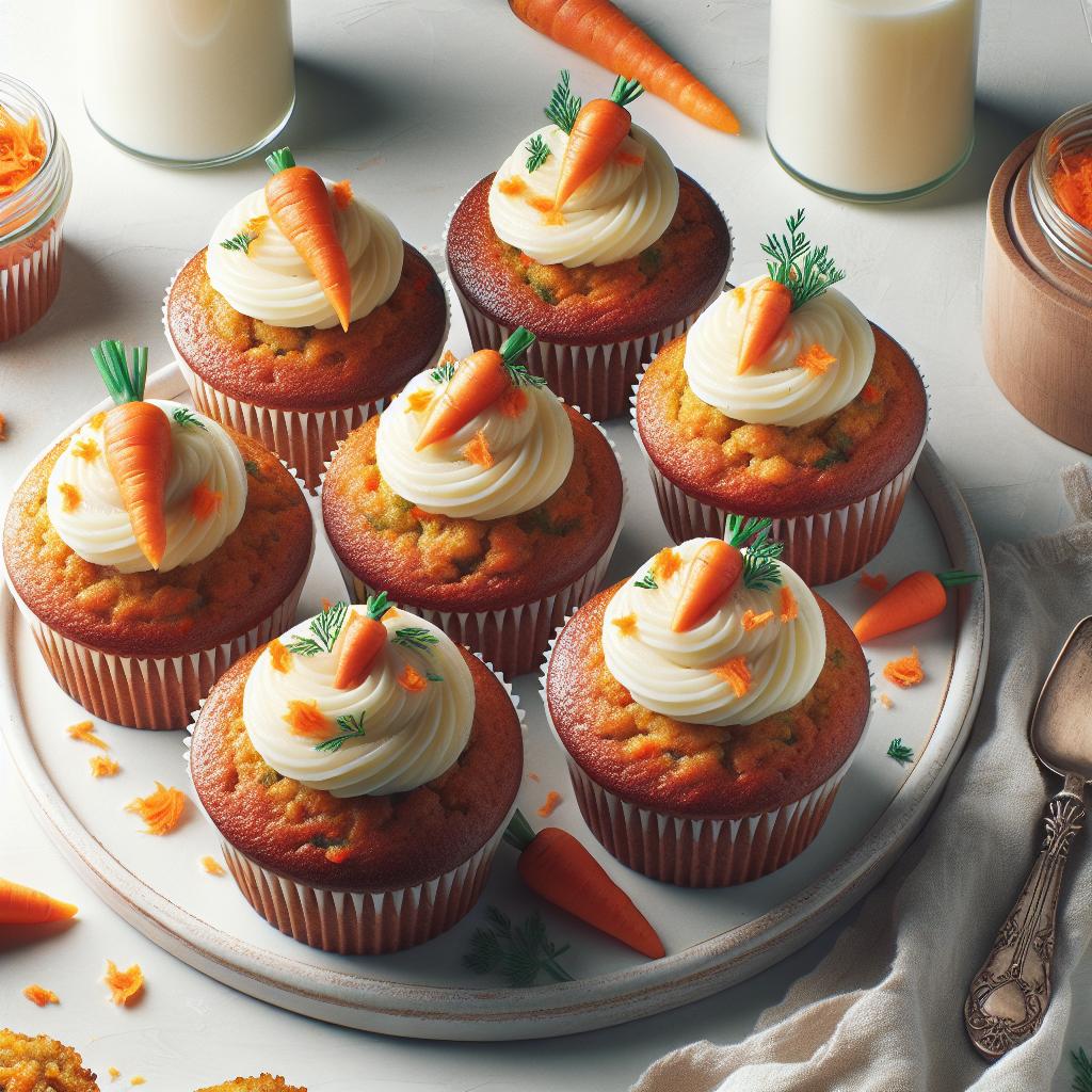 Timeless Treats: The Art of Traditional Carrot Cake Cupcakes